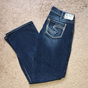 Silver Suki Jeans